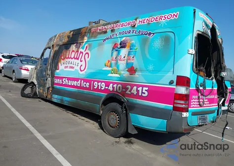 2007 Dodge Sprinter Van 2500 High Roof from USA, damaged, VIN WD0PE845975224344